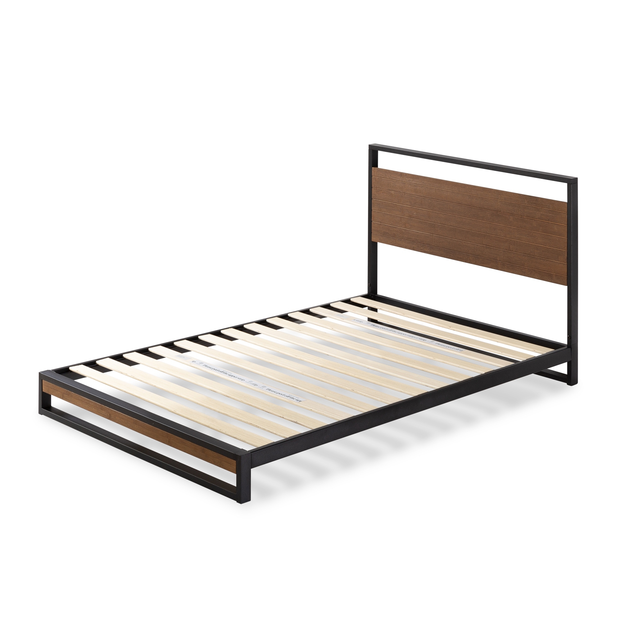 Priage by ZINUS Bamboo and Metal Platform Bed Frame