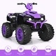 preview thumbnail 33 of 80, Costway 12V Kids 4-Wheeler ATV Quad Ride On Car w/ LED Lights Music - 42''x25.5''x29''(LxWxH)