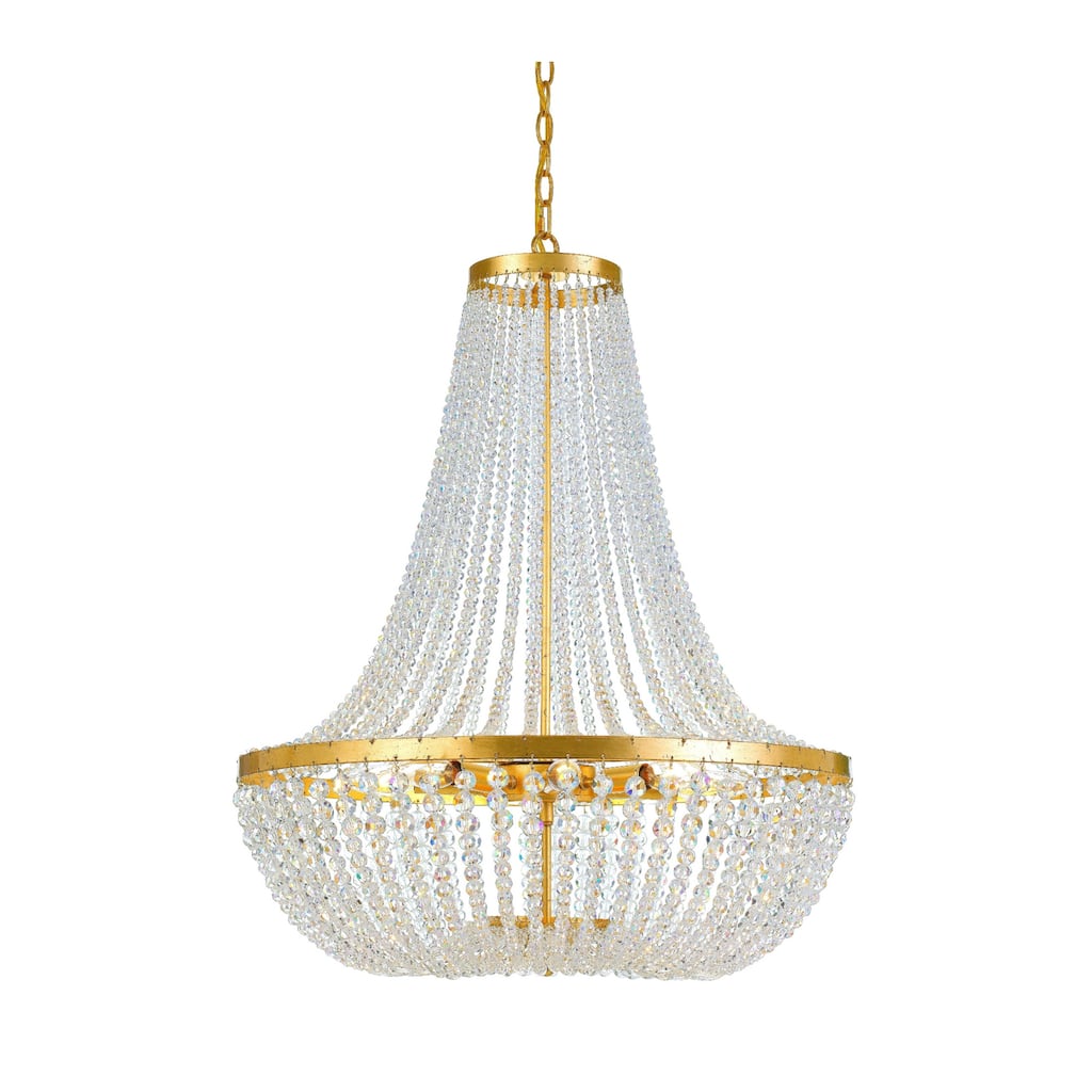 Crystorama Lighting Group Rylee 8 Light 25" Wide Beaded Empire