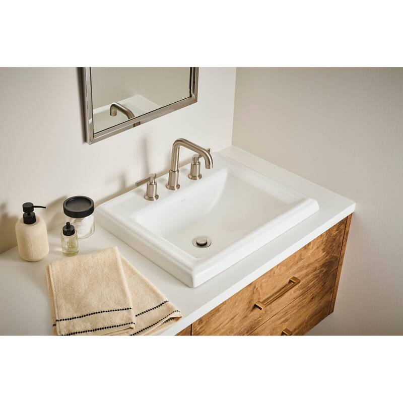 Ruvati Barolo Two Handle Widespread Bathroom Faucet in Brushed Nickel - RVF5236BN - 7'6" x 9'6"