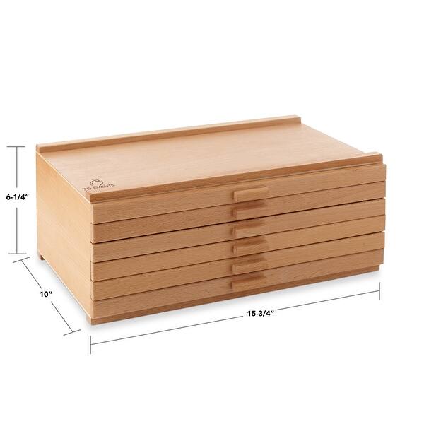 Multi Drawer Beechwood Artist Storage Supply Box - Bed Bath & Beyond ...