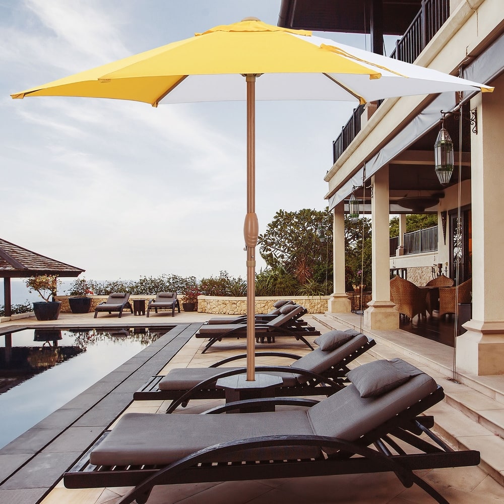 Autlaycil 7.5FT Patio Umbrella with Tilt and Crank