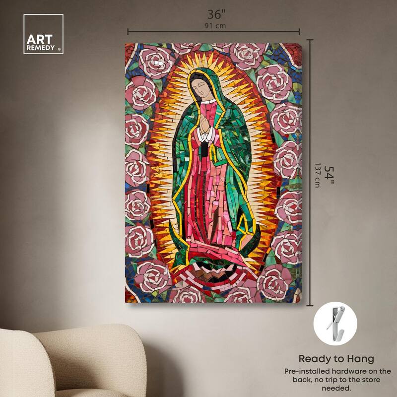 Mother of Mosaic Canvas by Art Remedy, Gallery Wrapped