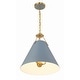 preview thumbnail 7 of 9, Crystorama Lighting Group XAV-B8305 Xavier 3 Light 16" Wide Pendant