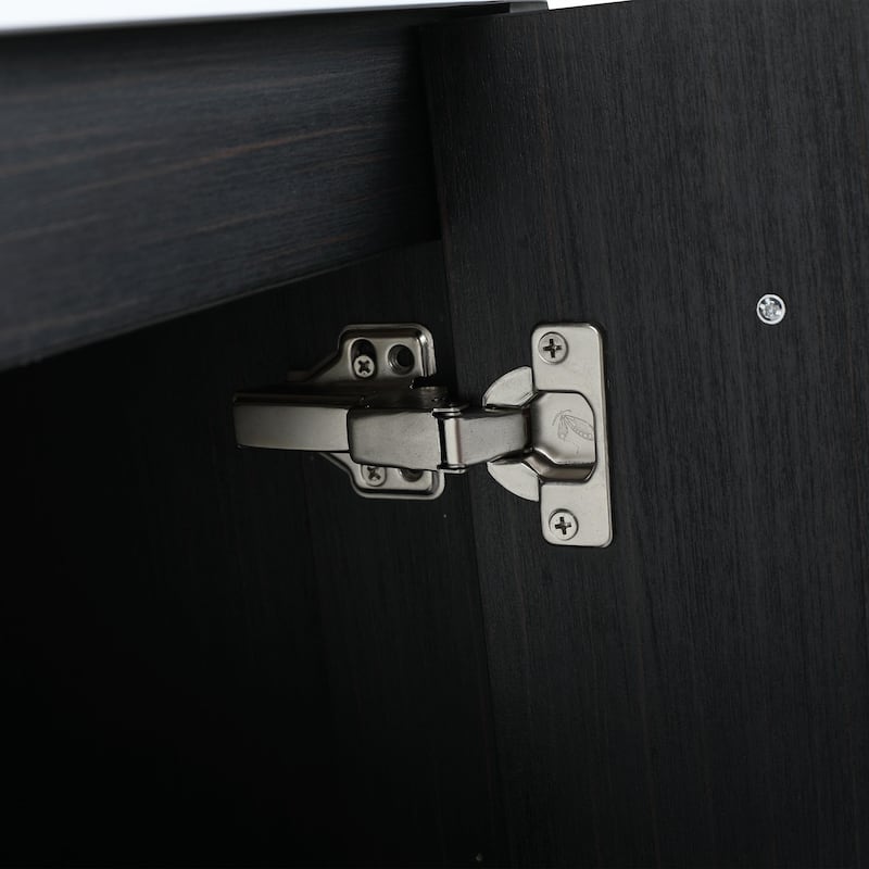 Wall-Mounted Bathroom Vanity with Thick-Edged Resin Basin Sink