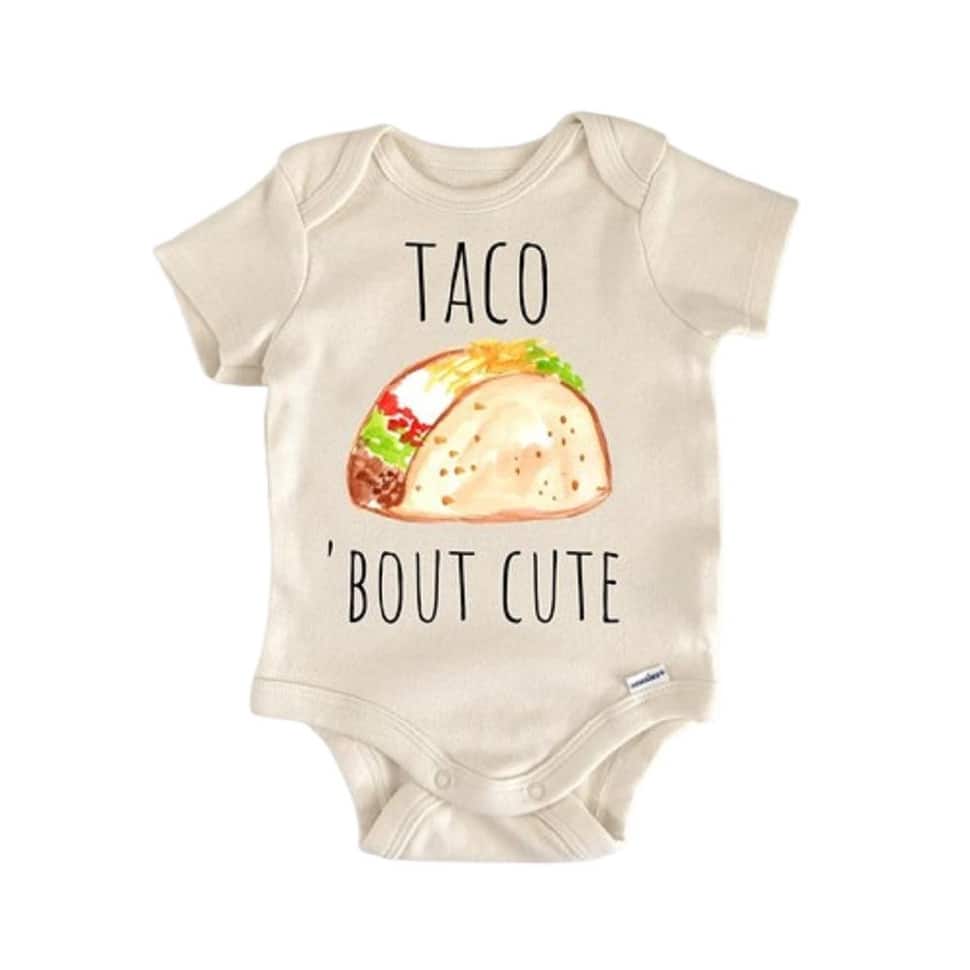 Taco Mexican Food Foodie - Baby Boy Girl Clothes Infant Bodysuit Funny Newborn Cute