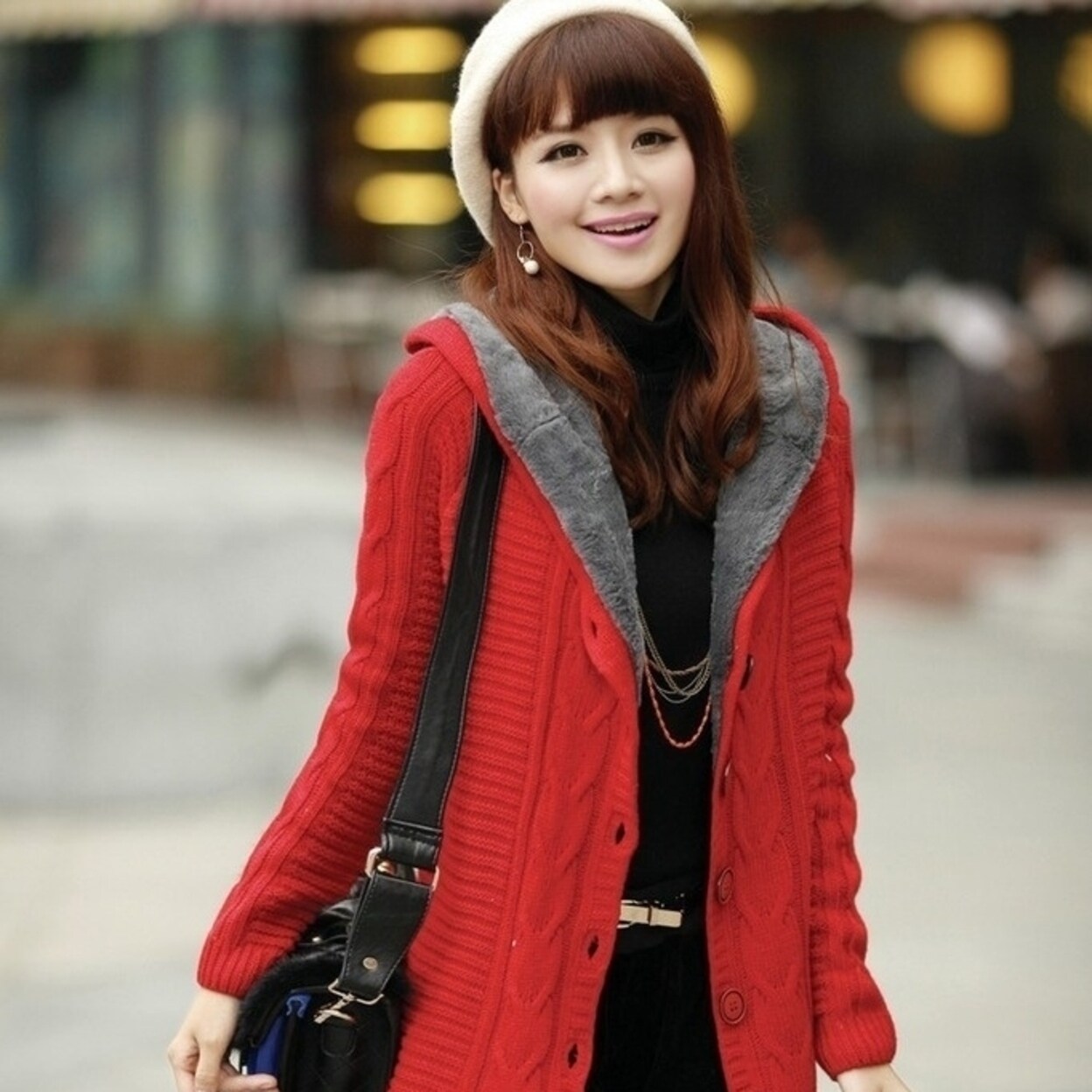 Long Warm Sweater Coat 2024 www.alhudapk