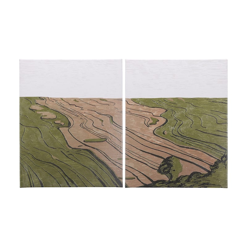 Farmland Spring I (35 x 28) Canvas Art Print
