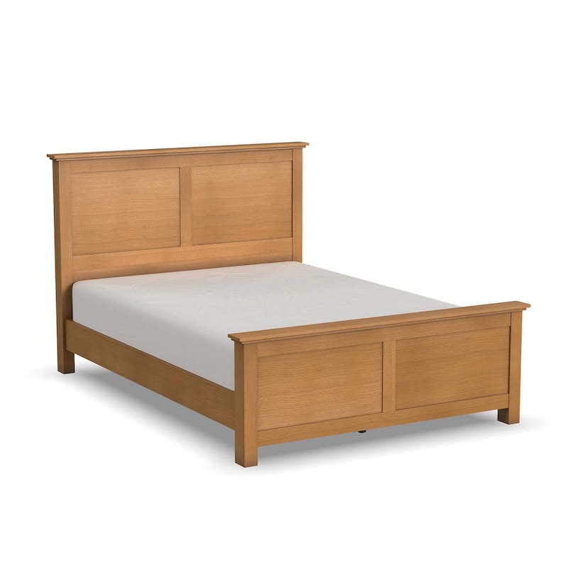 Homestyles Oak Park Brown Wood Queen Bed
