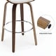 preview thumbnail 75 of 186, 26"/29" Faux Leather Swivel Bar Stools, Wood Counter Stool