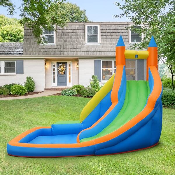 Shop Costway Inflatable Water Slide Mighty Bounce House Jumper