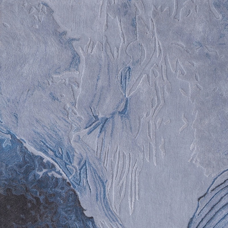 HomeRoots Abstract Coastal Rectangle Area Rug