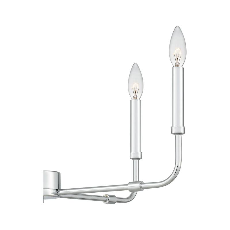 Quoizel Abner Steel 5-light Chandelier