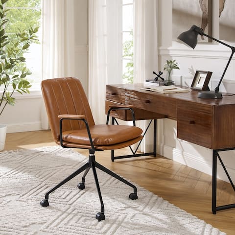 Art Leon Mid-century Modern Swivel Home Office Chair Accent Chair
