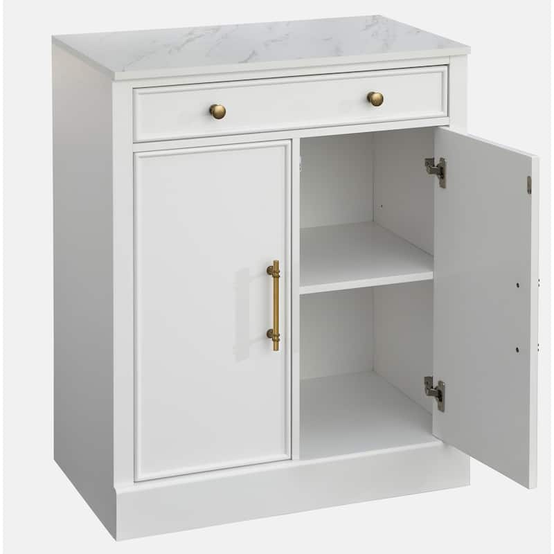 Lifestorey Monza 2-Piece Buffet Hutch Set