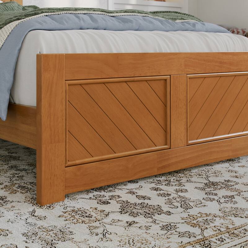 Berkshire Queen Low Profile Platform Bed with Matching Footboard