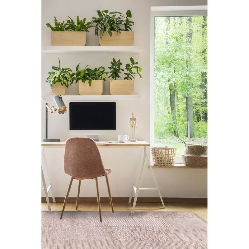 ECARPETGALLERY Hand-knotted Elysian Taupe Silk Rug - 5'2 x 7'7