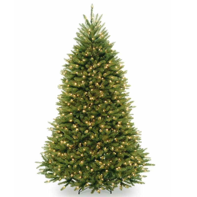 National Tree Company 7.5 ft. PowerConnect Dunhill Fir Tree with Clear Lights - 7.5 Foot