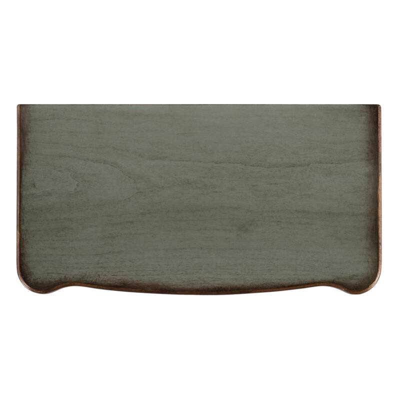 Whitney 17.5 in. W Rectangular Wood Console Table with Lower Open Shelf