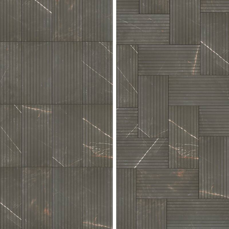 Merola Tile Istanbul Strata Night 6-7/8" x 14" Porcelain Floor and Wall Tile