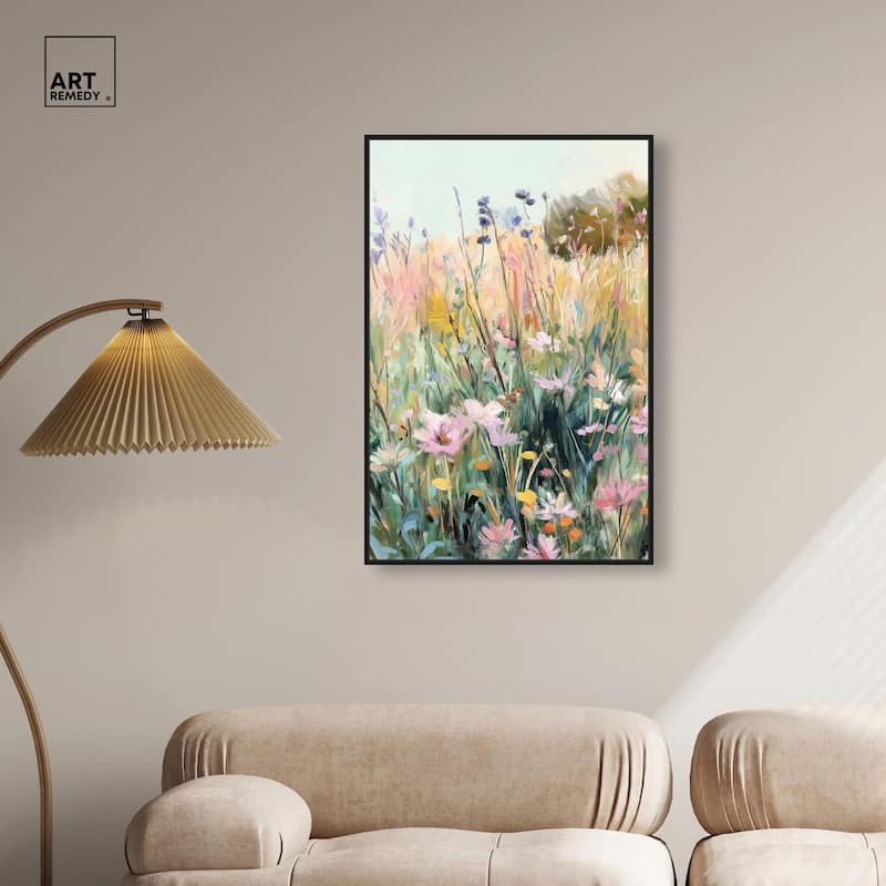 Floral Impressionism II Canvas by Art Remedy