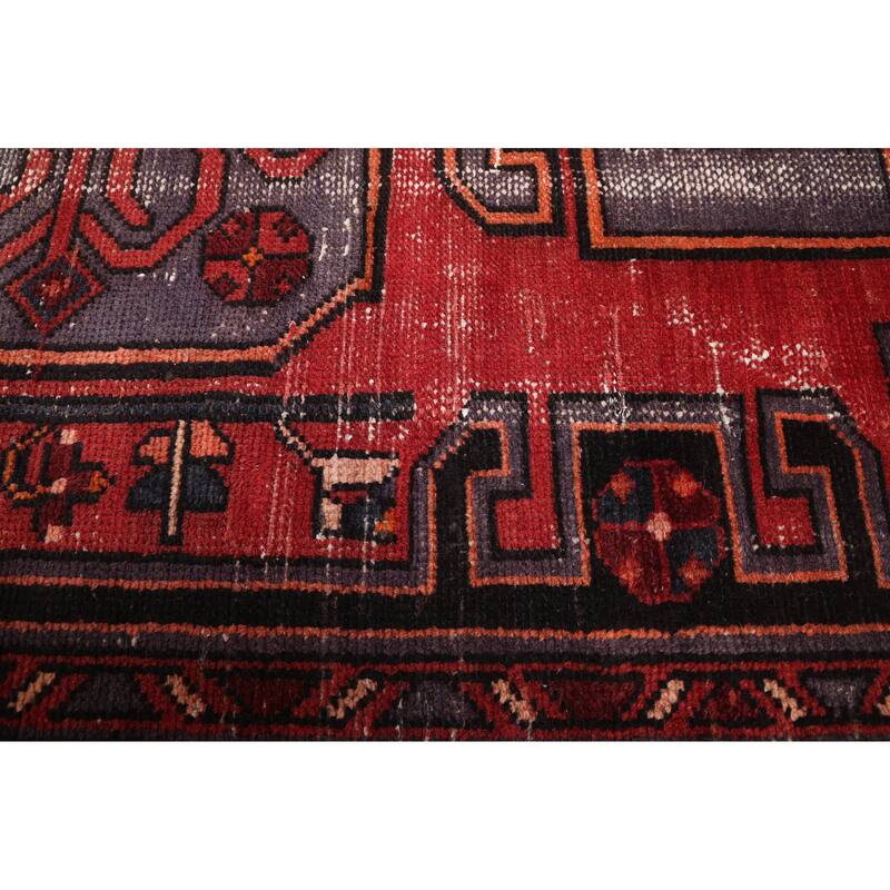 ECARPETGALLERY Hand-knotted Antalya Vintage Red Wool Rug - 4'2 x 6'3