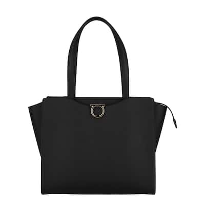 Ferragamo Gemini Leather Shoulder Bag