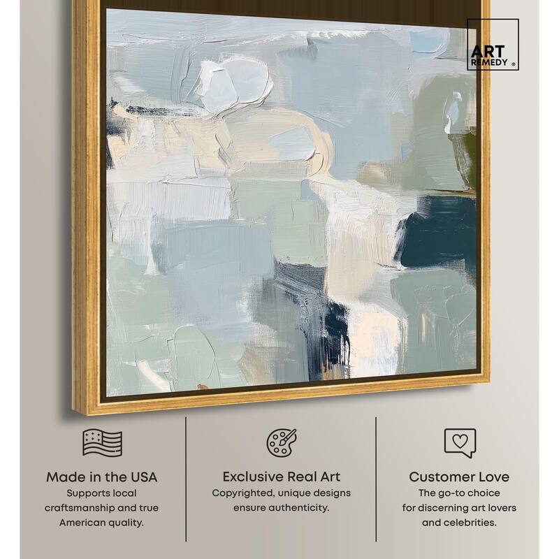 Seafoam and Sand II Canvas by Art Remedy