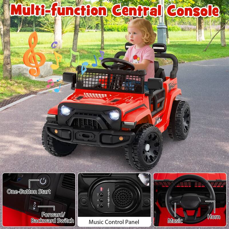 Gymax Kids Ride on Car Truck 12V Battery Powered Electric Vehicle w/