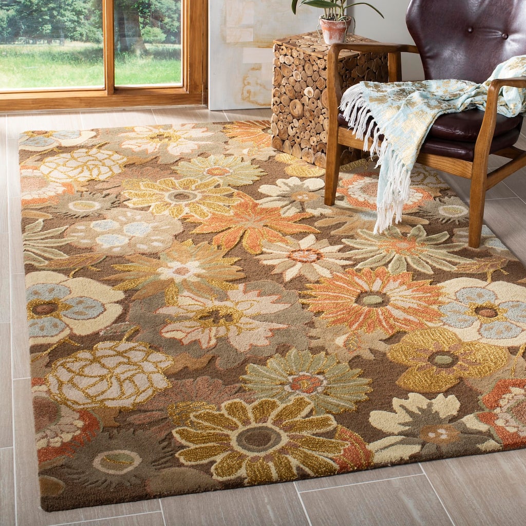 SAFAVIEH Handmade Soho Kaci Gardens N.Z. Wool Rug