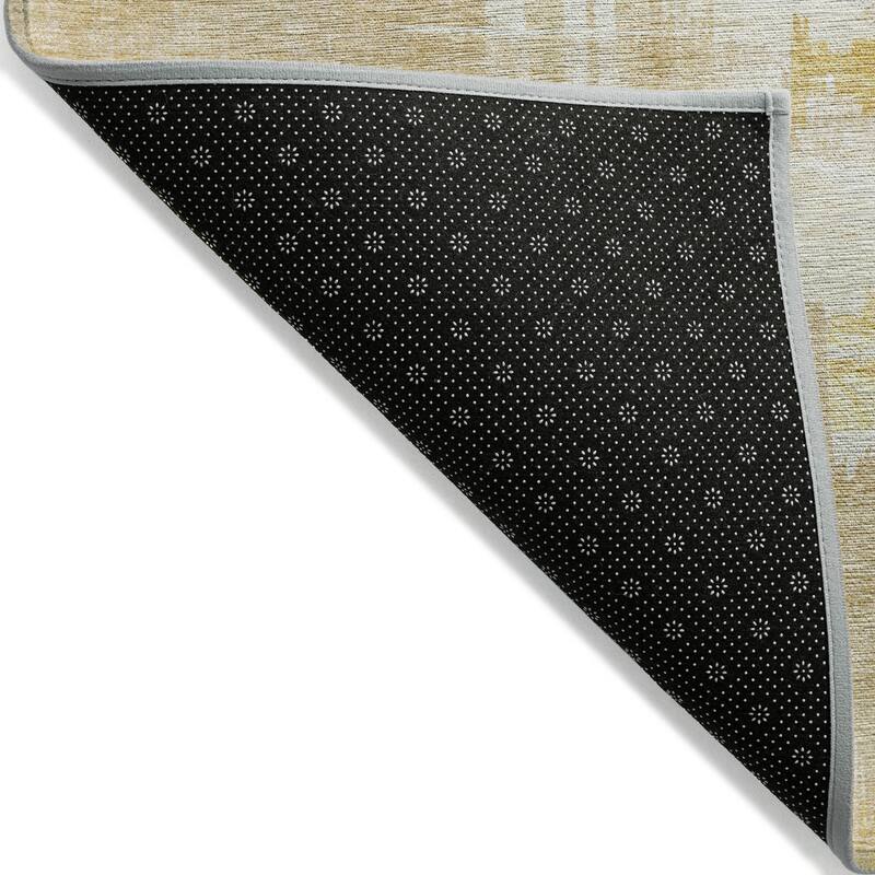 Machine Washable Indoor/ Outdoor Chantille Abstract Modern Rug