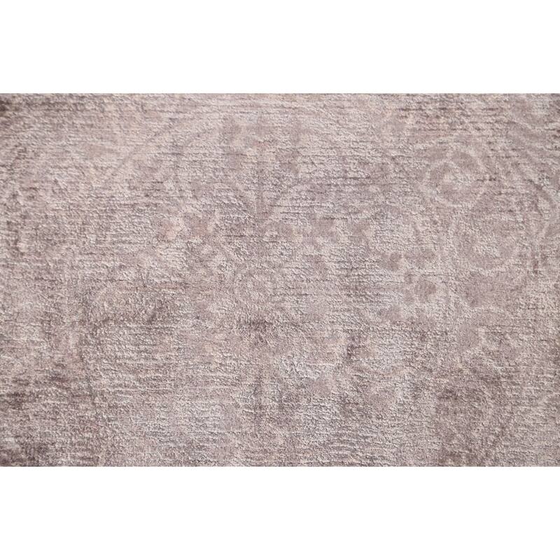 All-Over Geometric Modern Oriental Accent Rug Handmade Wool Carpet - 2'3"x 4'2"