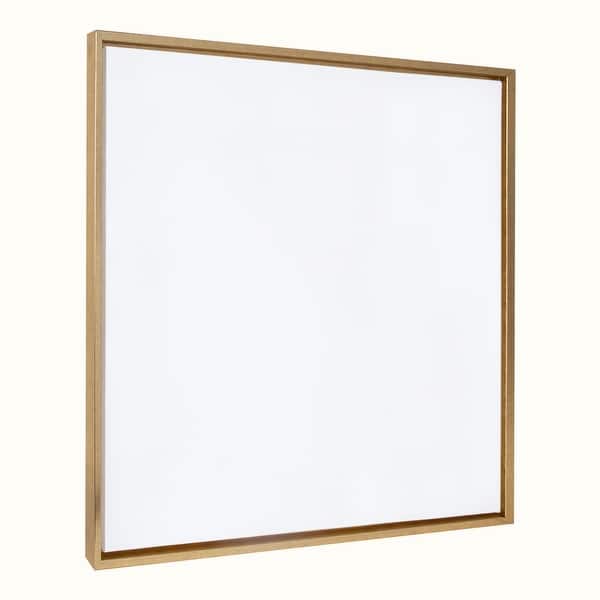 slide 2 of 22, Kate and Laurel Sylvie Blank Framed Canvas 30x30 - Yellow