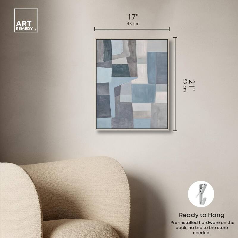 Tessellated Tones I Canvas by Art Remedy