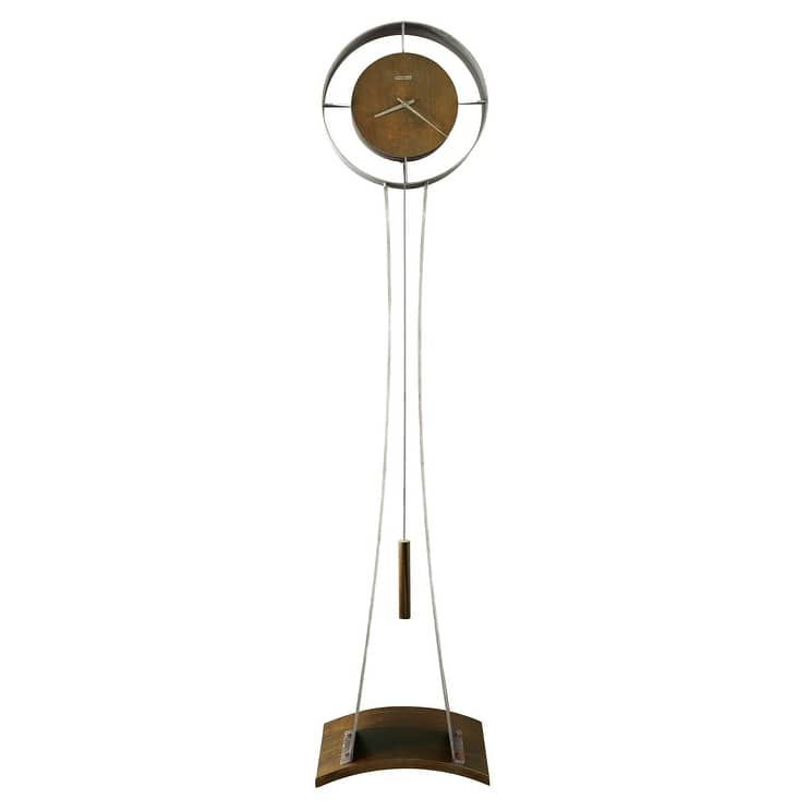 Howard Miller Kira Metal and Wood Floor Clock - Wood/Metal