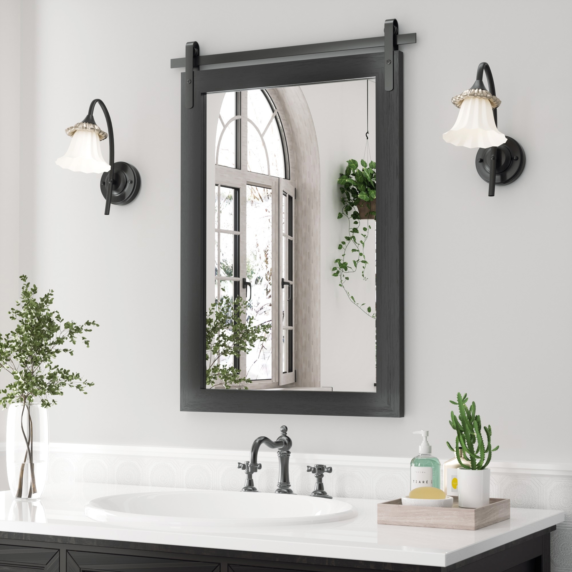 BED & BATH BEYOND ウォールミラー 　鏡　ミラー　46x56 BED & BATH BEYOND ウォールミラー 鏡 ミラー 46x56 鏡