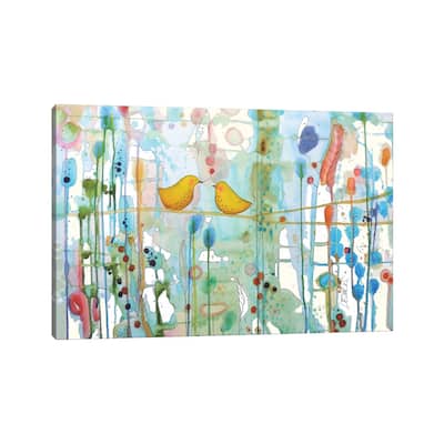 iCanvas "Dans Chaque Coeur" by Sylvie Demers Canvas Print
