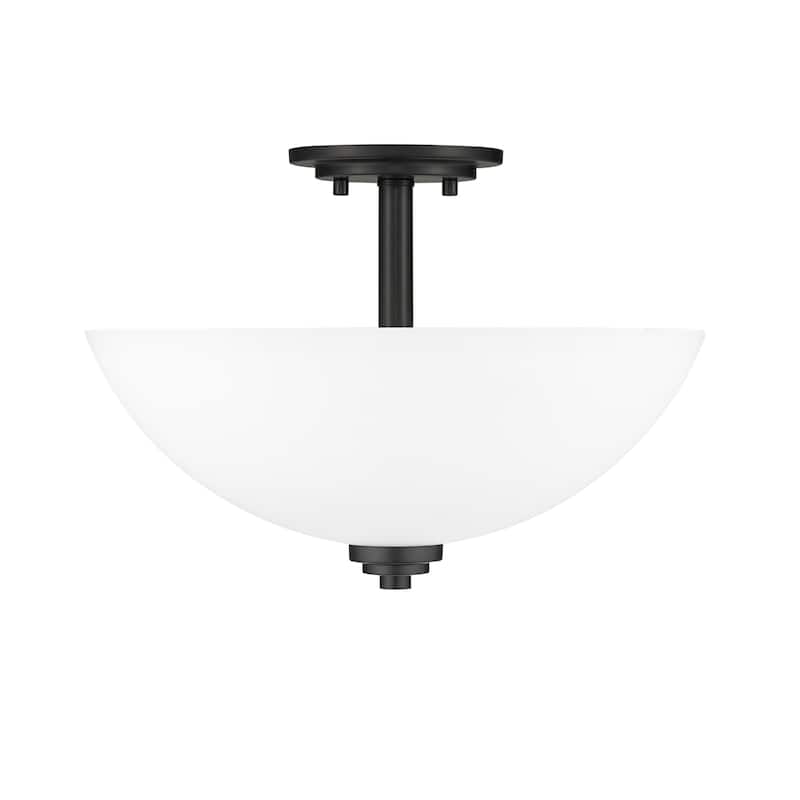 Bellevue ZCF11603 Pauline 3 Light 16" Wide Semi-Flush Ceiling Fixture