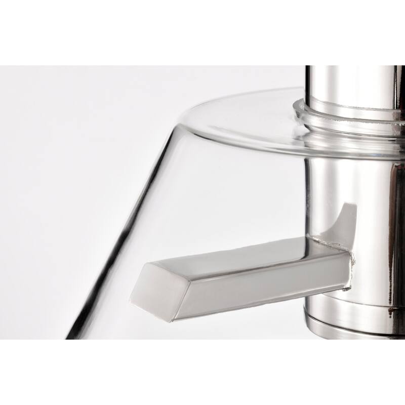 Edmond - 14 Inch LED Semi Flush - Polished Nickel with Clear Glass - Polished Nickel
