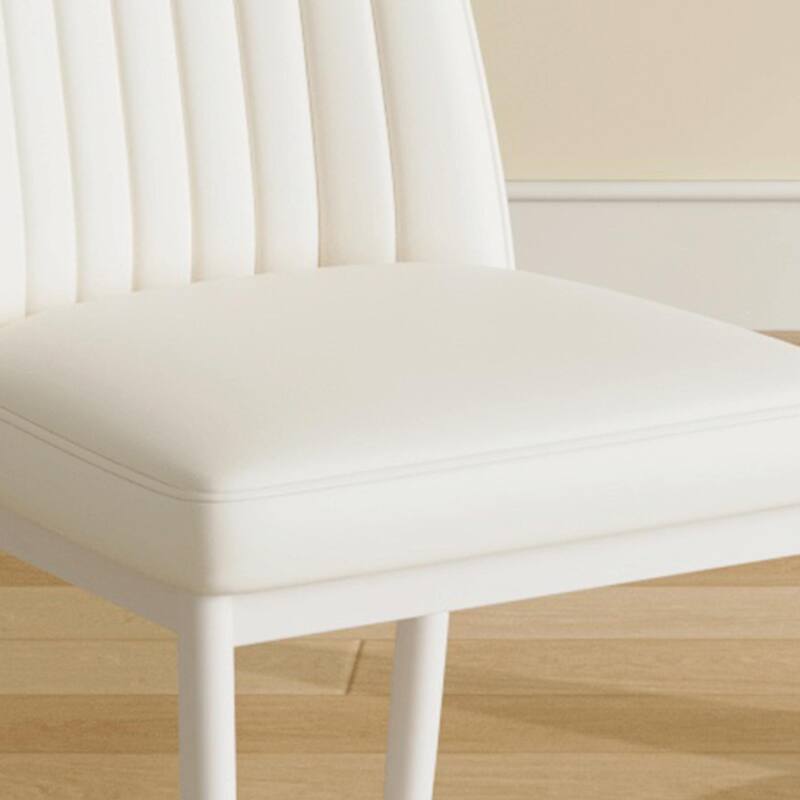 PU Leather Dining Chairs - Waterproof, Modern Design, Easy Clean