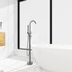 preview thumbnail 20 of 54, Freestanding Double Handle Clawfoot Tub Faucet - 8" x 47"