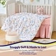 preview thumbnail 4 of 3, Sweet Home Collection Gardenia 4-Piece Floral Nursery Baby Crib Bedding Set