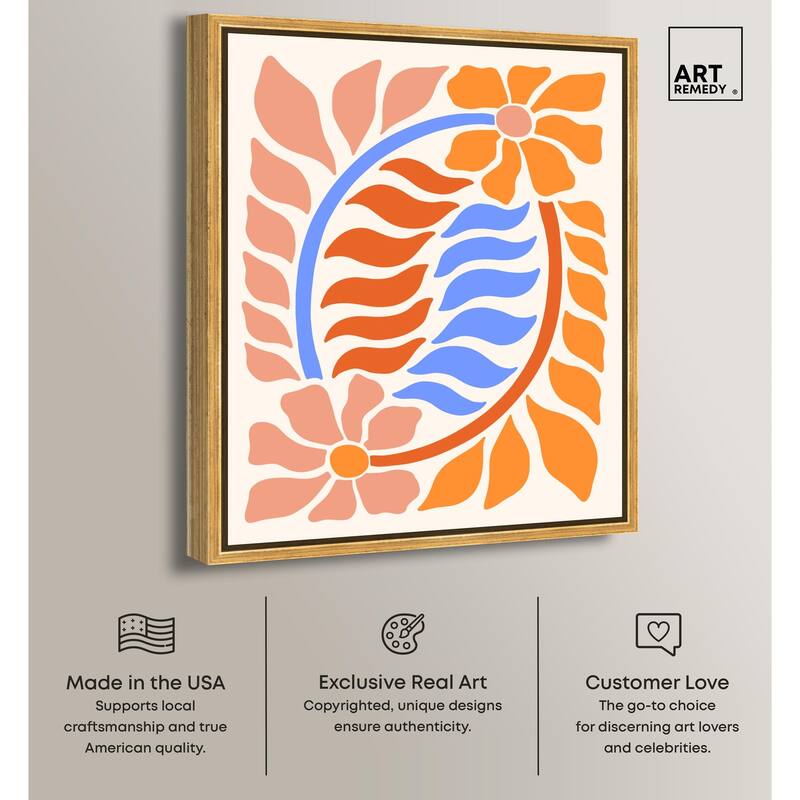 Floral Vine II Canvas by Art Remedy