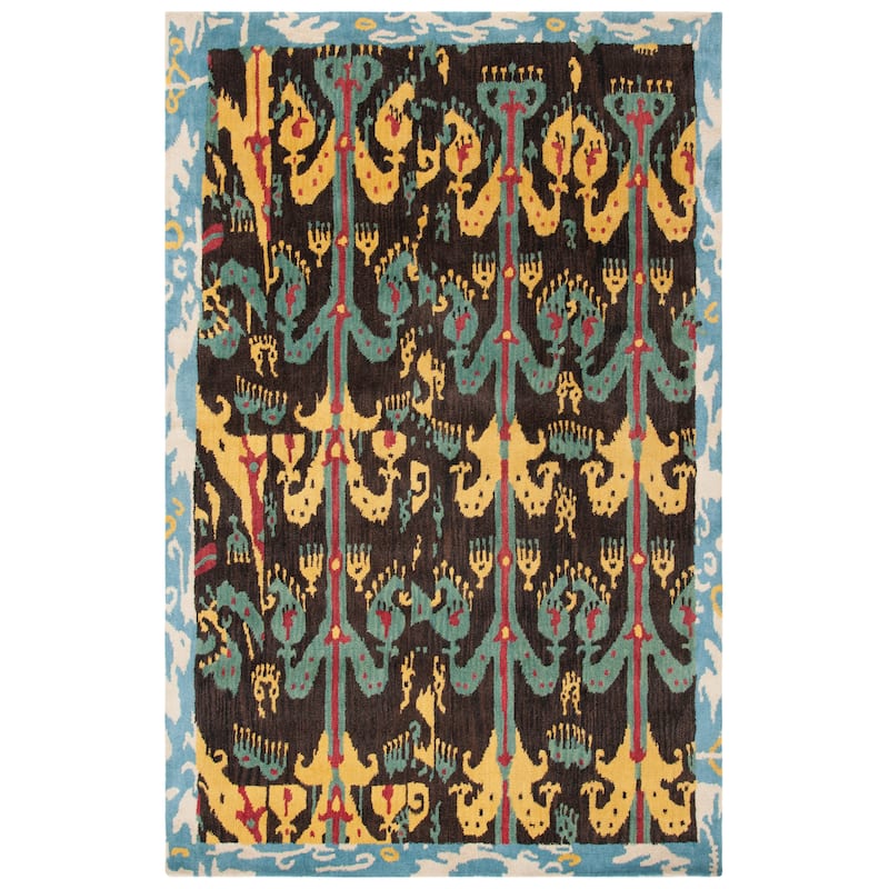 SAFAVIEH Handmade Ikat Krete Modern Wool Rug