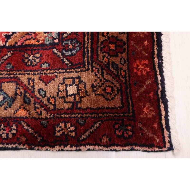 ECARPETGALLERY Hand-knotted Andelz Dark Navy Wool Rug - 3'6 x 11'9