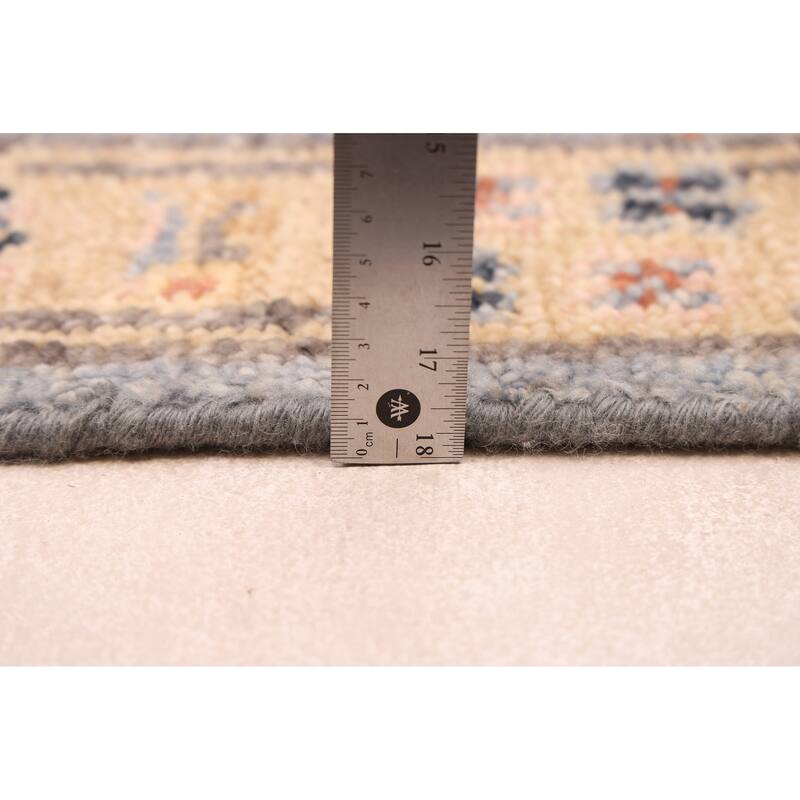 ECARPETGALLERY Hand-knotted Jules Serapi Light Denim Blue Wool Rug - 2'6 x 8'0