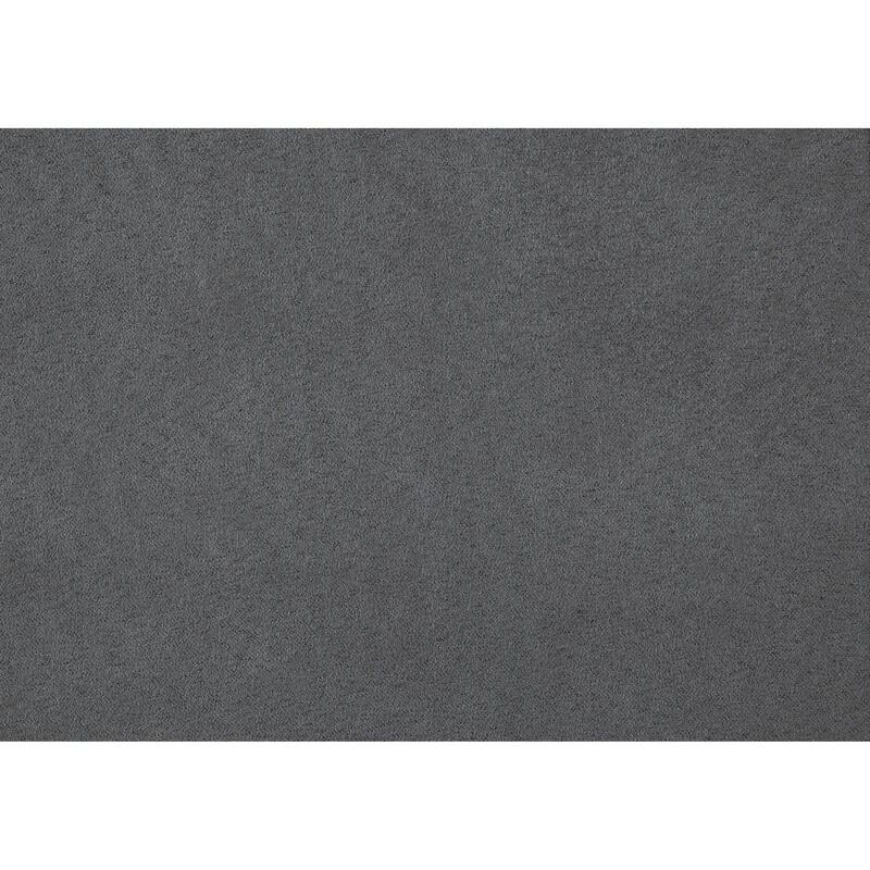 Aston 33 Inch Ottoman, Dark Gray Microfiber, Interior Storage, Solid Wood