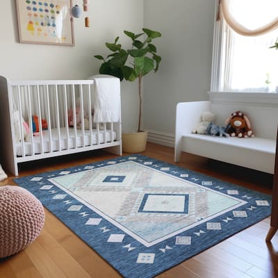 Premium Washable Super Soft Boho Tribal Mayfield Rug