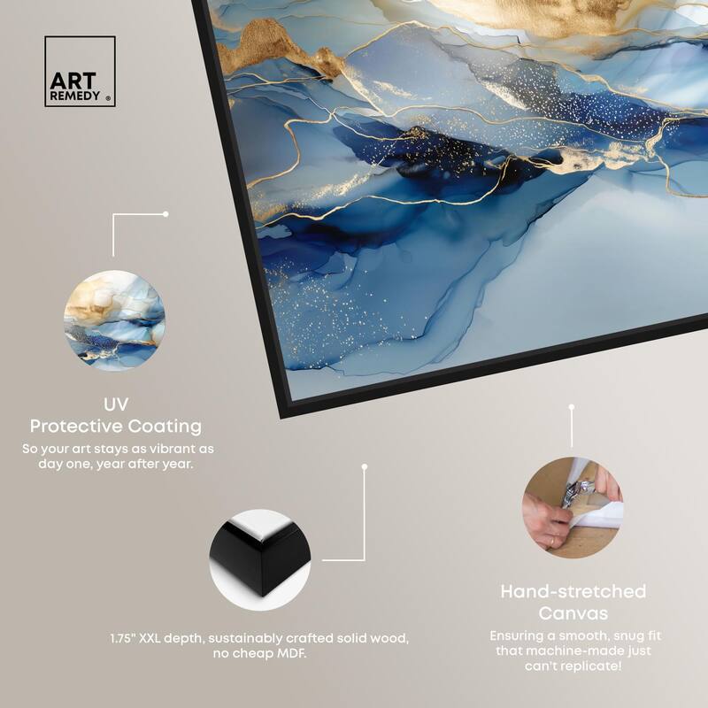 Postmodern Flow I Canvas by Art Remedy