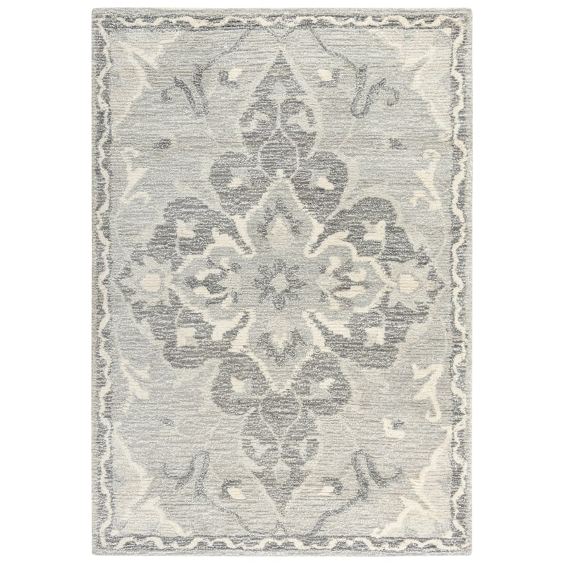 Alora Decor Tabatha Brown Hand-tufted Wool Blend Rug